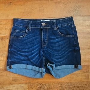 Blue Savvy denim shorts